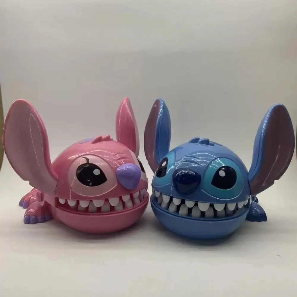อะนิเมะ Disney Stitch Bite ของเล่นนิ้วมือ,ตลก Push ฟันทันตแพทย์เกม,อะนิเมะสําหรับเด็กทารก,ของขวัญวันเกิดคริสต์มาส