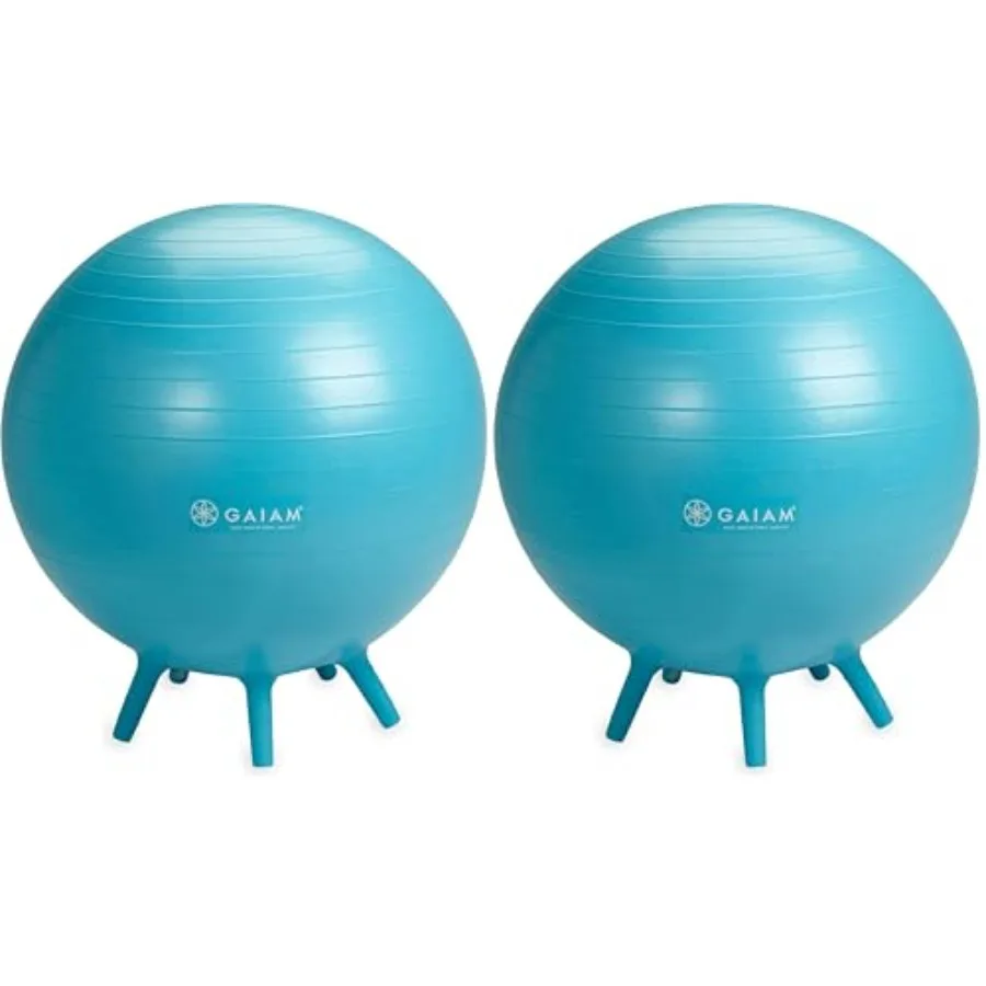 

Balance Ball Chair - No-Roll Ergonomic Office Chair and Yoga Ball Chair for Home Office Desk with Exercise Guide Easy Installat