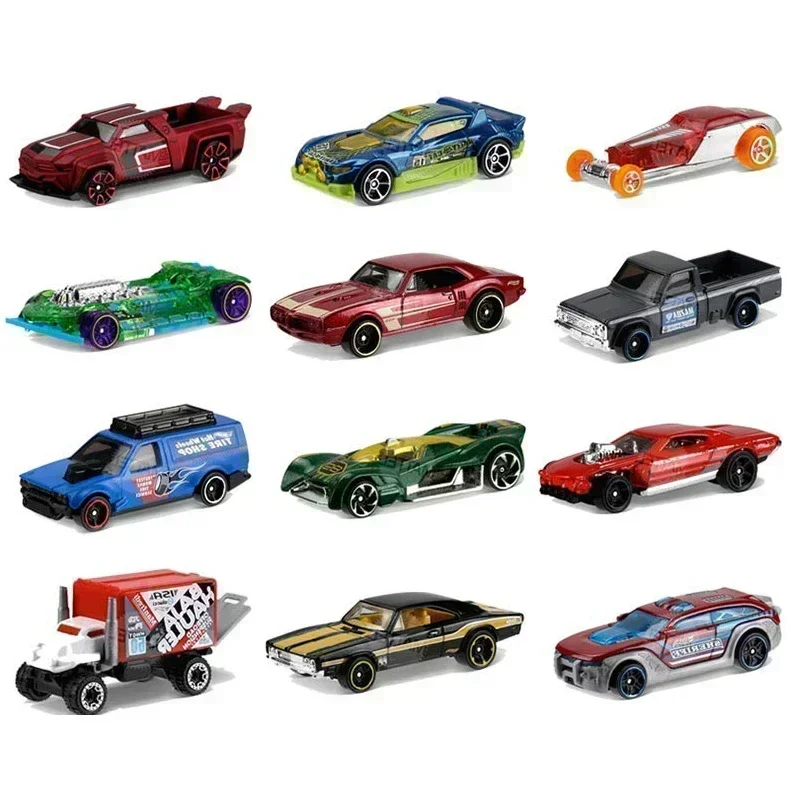 Hot Wheels-Modèle de voiture moulé sous pression pour garçons, Nissan, Benze, Audi, Batmobile, Mazda, Ford, jouets, cadeau d\'anniversaire, original,