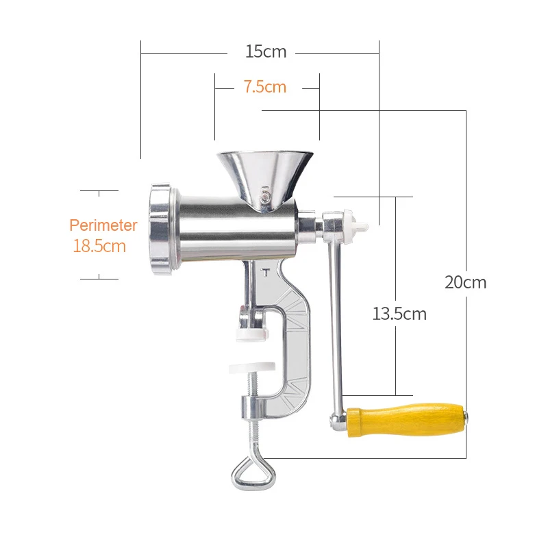 Multifunctional Meat Grinder Sausage Maker Aluminum Alloy Household Manual Sausage Filler Table Hand Crank Kitchen Tools