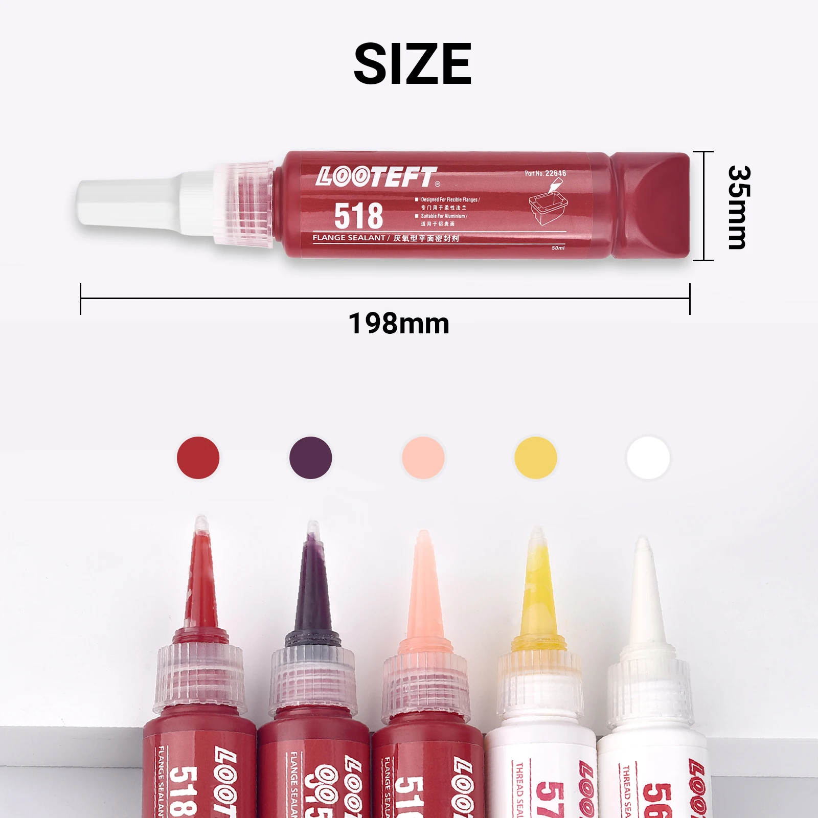 Flat Sealant Replaces Gasket Anaerobic Adhesive For Engine Cylinder Head Flange Maintenance High Pressure Water Pump 50ml Glue view 6