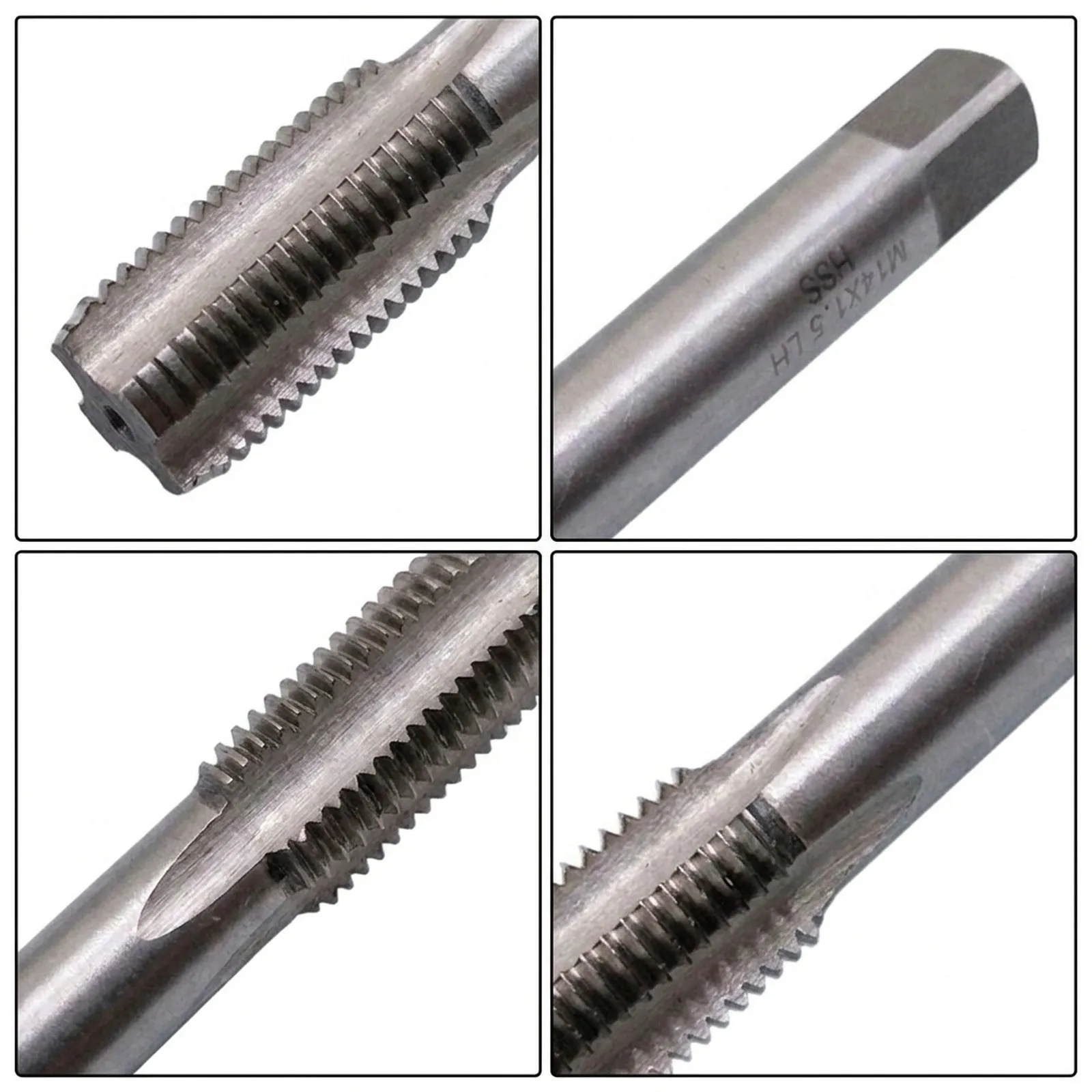Left Hand Thread for m14 Tap HSS Repair Tools 14mm 94mm Length Hand Tools Manual Tools Screw Removal 1.5mm Pitch Metric Thread