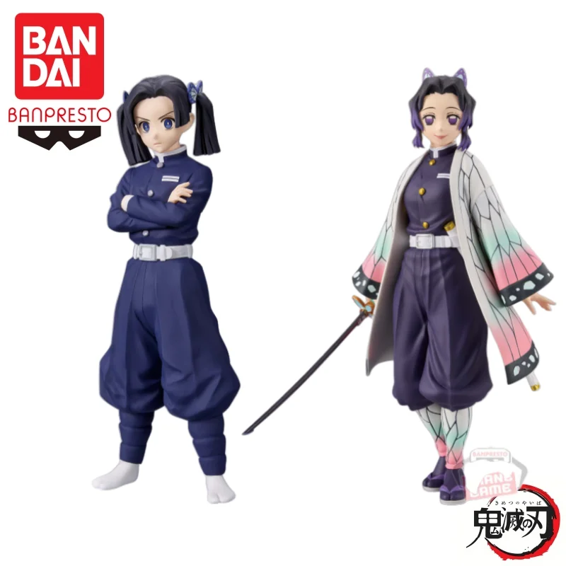 Em estoque bandai original banpresto demon slayer vol 47-50 kanzaki aoi kochou shinobu figura de ação modelo boneca nova caixa