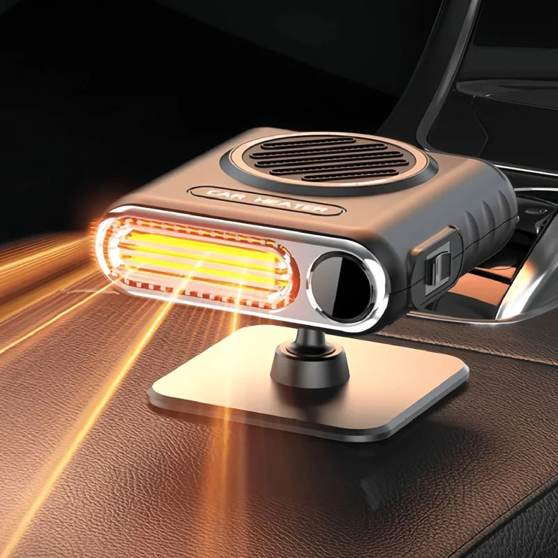 

Электрический обогреватель 12 В/24 В, вентилятор с регулируемой температурой, нагрев, охлаждение, цифровой дисплей, безопасное противозапотевание, размораживание, противотуманный автомобильный вентилятор