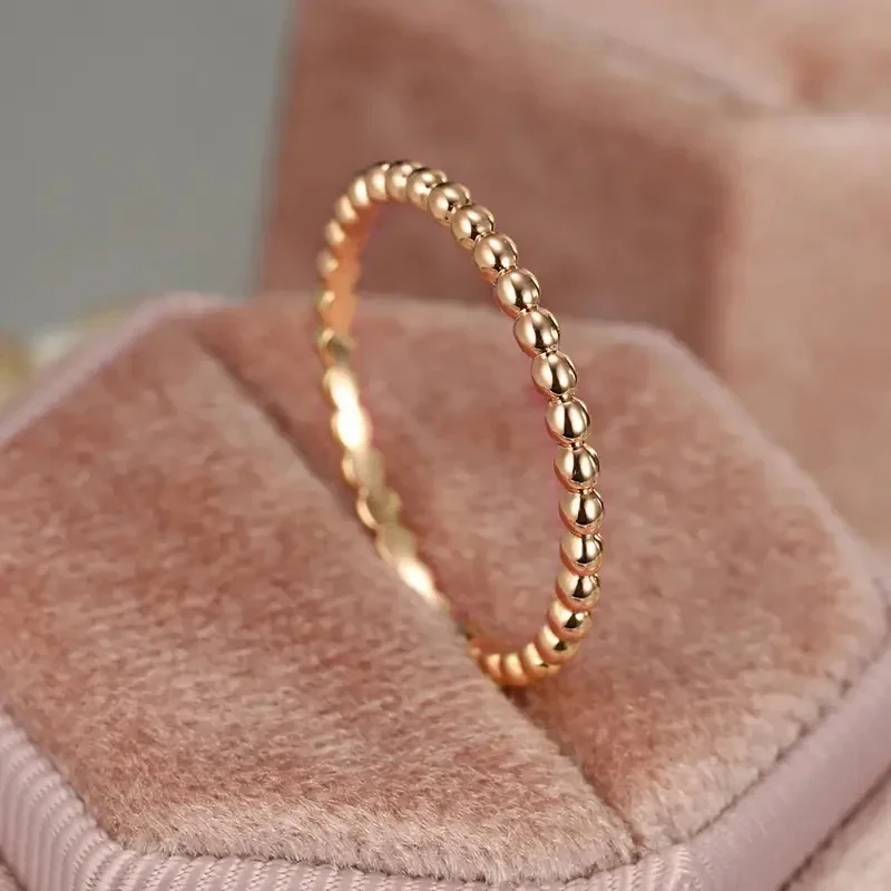 CAOSHI Fashion Dainty cienkie pierścionki dla kobiet nastoletnie dziewczyny codzienne noszenie biżuteria na palce proste modne eleganckie wszechstronne akcesoria