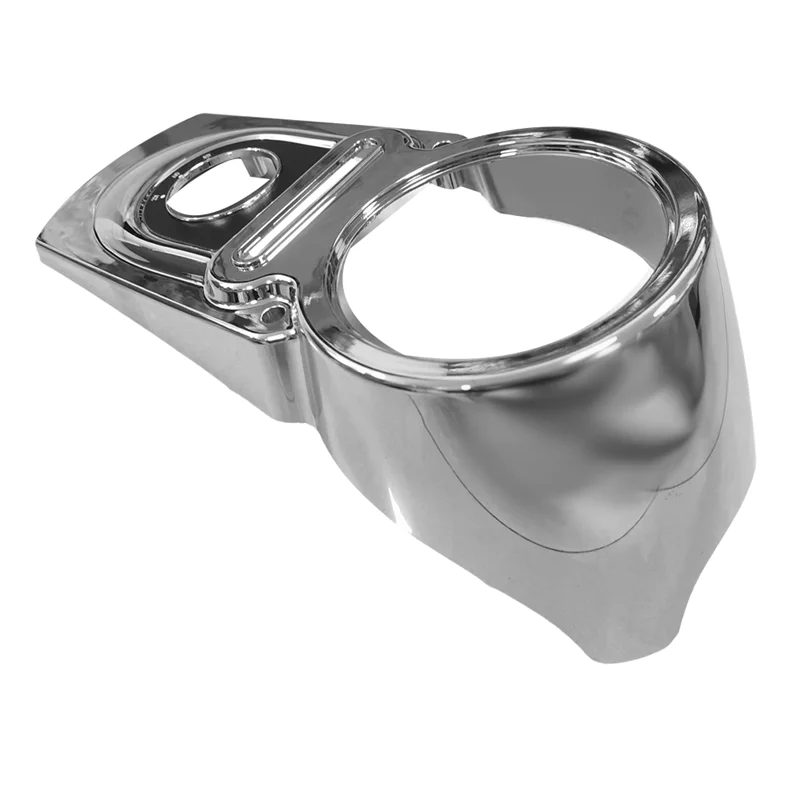 Couvercle de panneau de tableau de bord pour Dyna Street Fat Bob Low Rider 2004-UP, couvercle de Console de tableau de bord chromé pour réservoir de carburant de moto