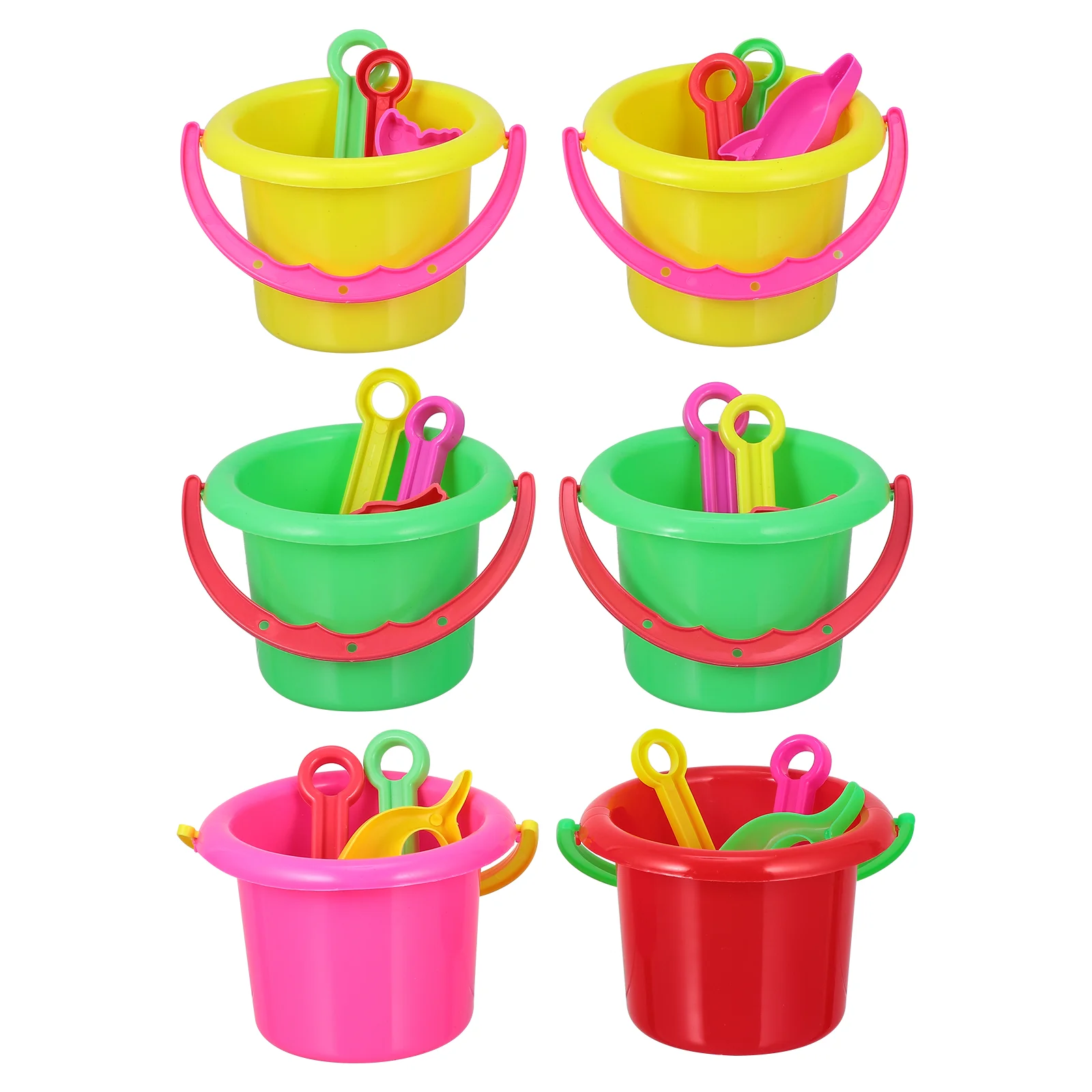 24pcs Child Sand Bucket Interesting Kids Beach Bucket Toy Mini Bucket Mini Toddler Kids Toys For Kids