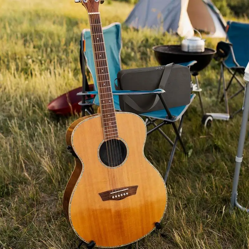 Pokrowiec na gitarę na stojak na nuty Wodoodporna torba ochronna na instrumenty z paskiem na ramię do muzyki