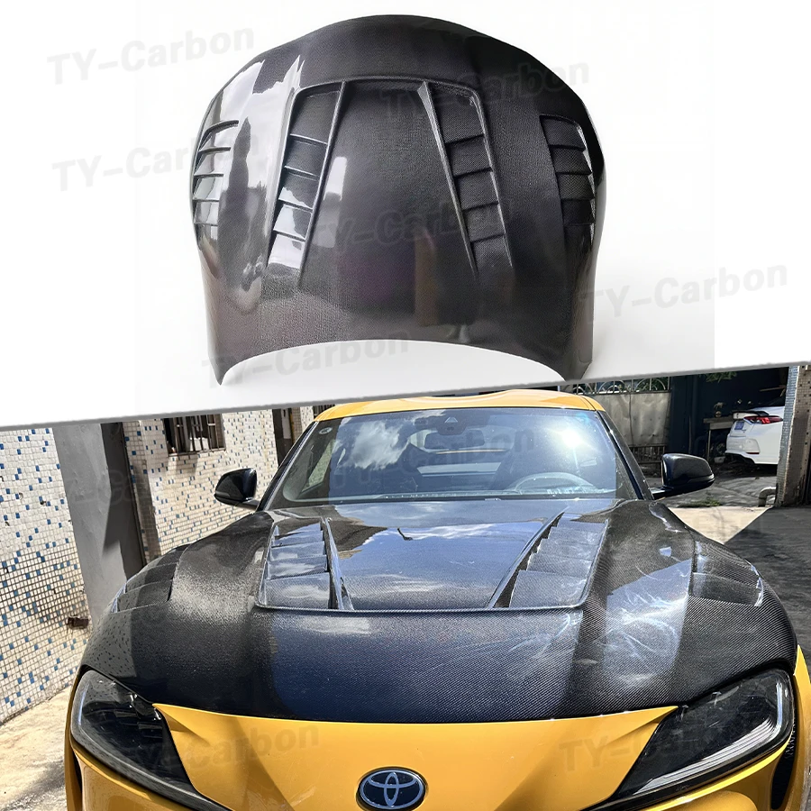 Hochwertige Echte Carbon-Faser Motorhaube Stoßstange Karosserie-Kit für Toyota Supra A90 A91 MK5 2019+ Auto-Zubehör