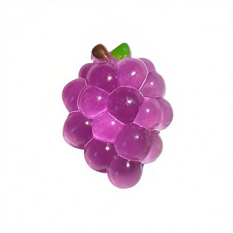 Squishy Grapes Fidget Toy Slow Rising Stress Relief Anti Anxiety Creative Cute Prop for Christmas Stocking Stuffer Small Gift