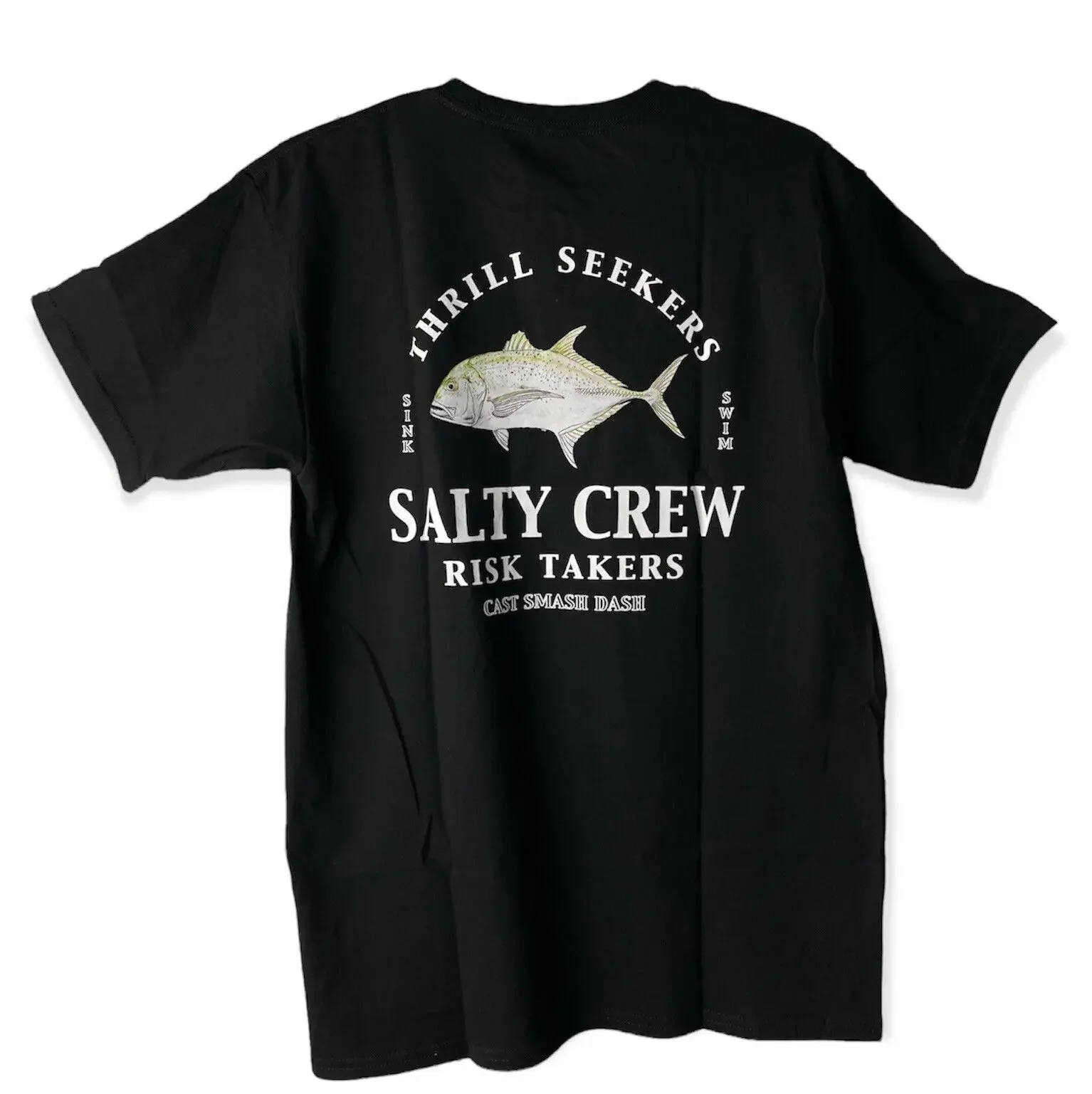 Men's T-shirt Salty GT Standard Black crew neck