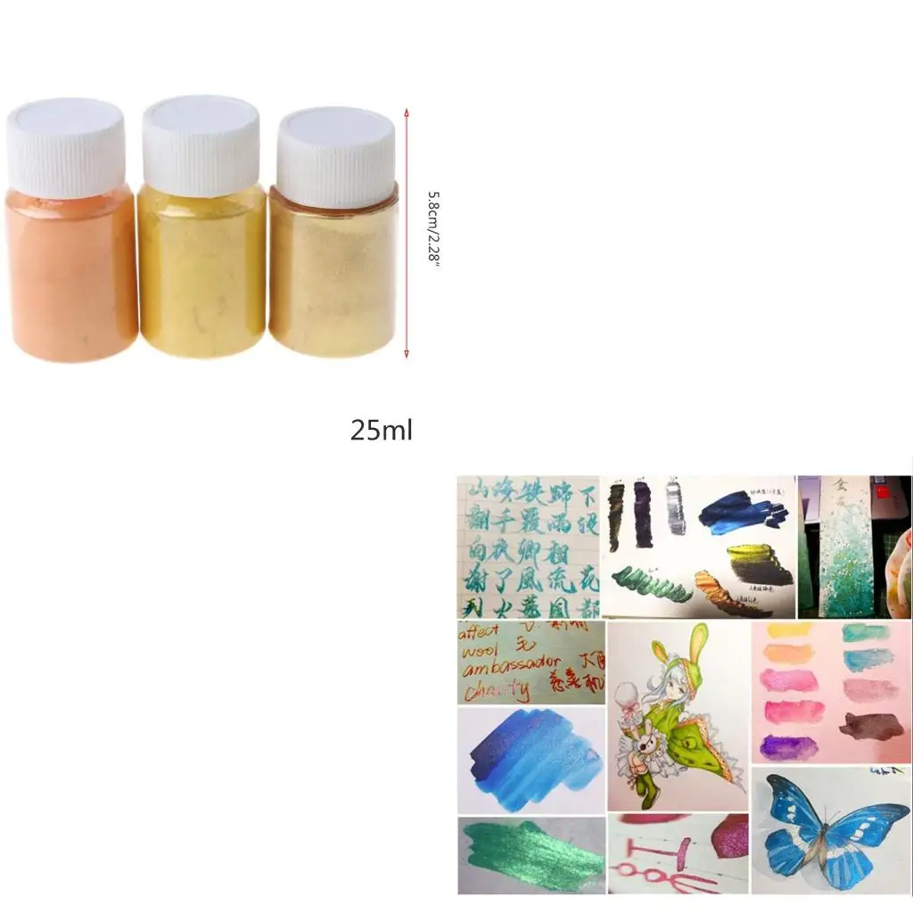 Bath Soap Soy Wax Making Dyes DIY Jewelry Crafts Pearlescent Mica Powder