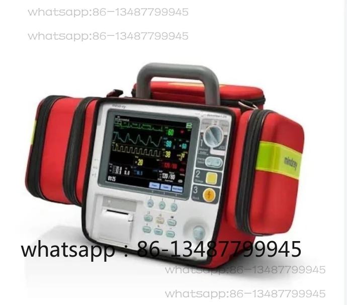 

Mindray D6 platinum bag with 2 red side pockets 125-000022-00 New Original
