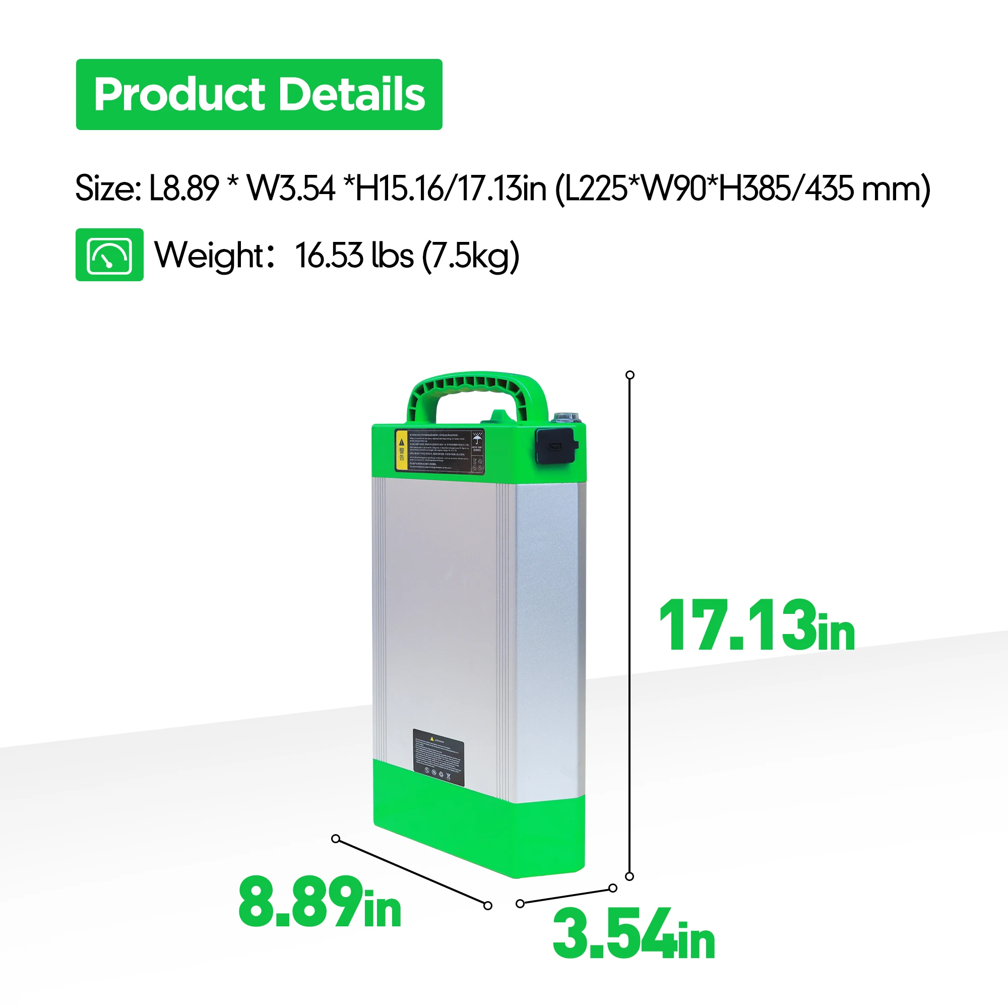

Forklift Electric Pallet Jack Battery, 48V 20Ah LiFePO4 Lithium Battery for HELI CBD20J-LI2
