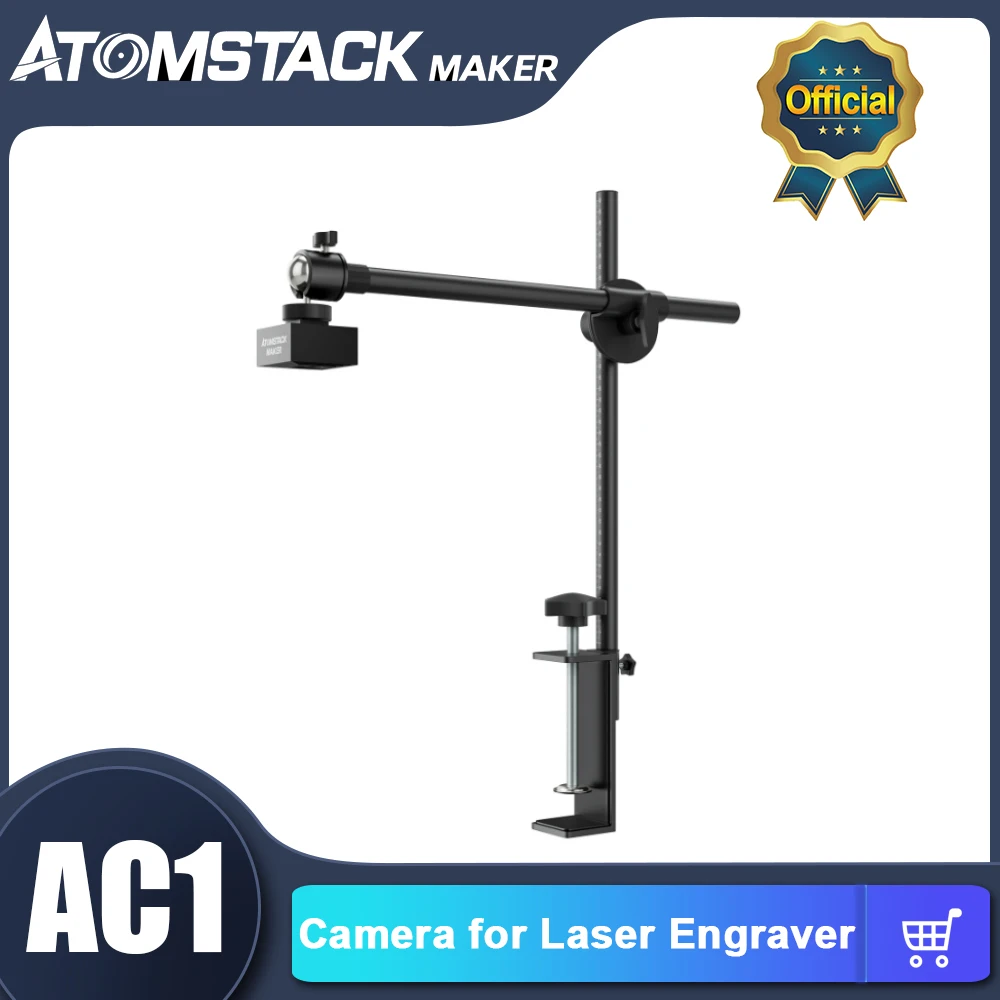 Atomstack Maker AC1 Lightburn Camera For Laser Engraving Machine Precise Positioning HD Industrial Camera Suit for Most Machine