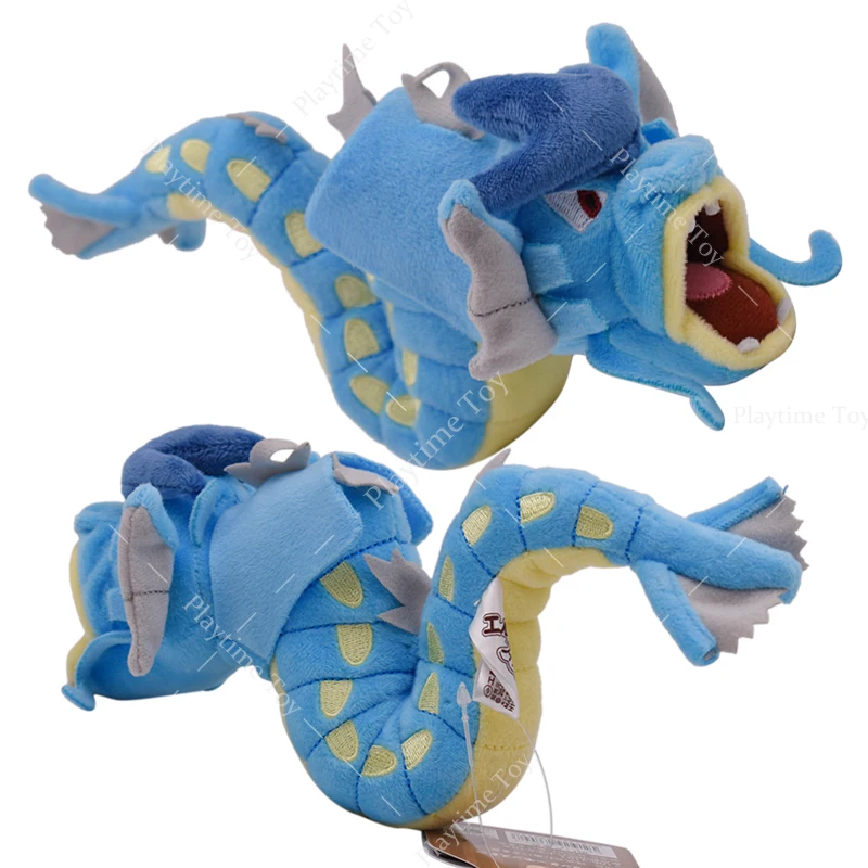 TAKARA TOMY Pokemon Cartoon Plush Toy Gyarados Rayquaza Sky Dragon Animal Stuffed Plush Dolls Birthday Gift