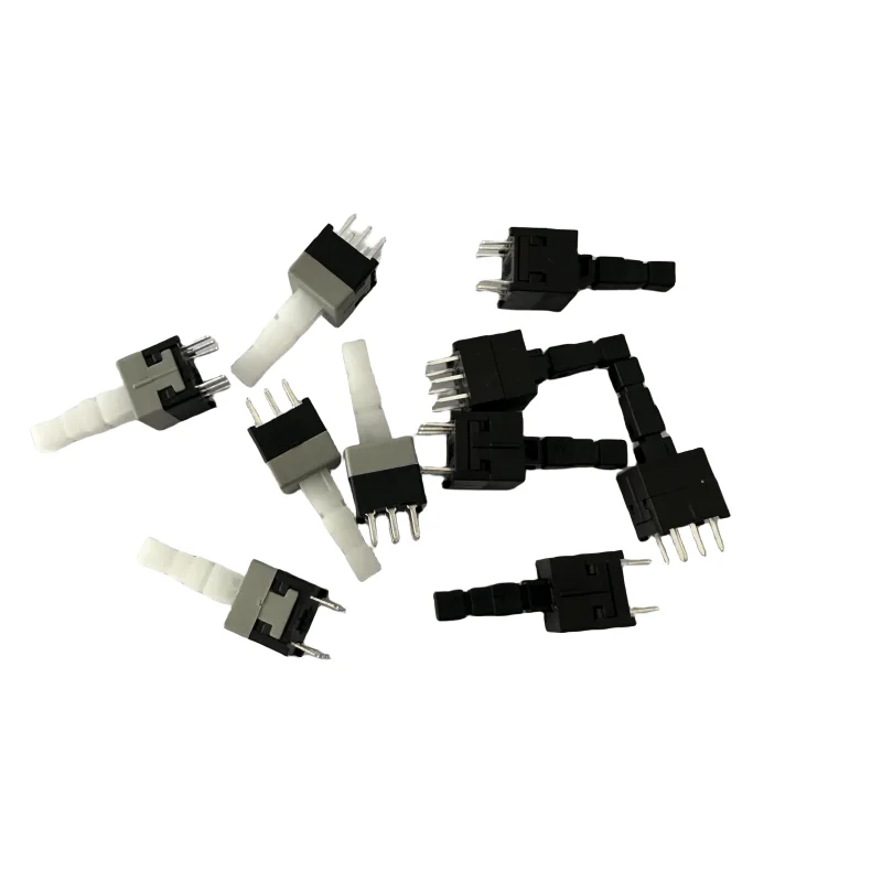 10pcs Free shopping 8.5*8.5 mm 6 Pin Mini Self-locking/Momentary Push Button Switch DIP DPDT Multimeter switch