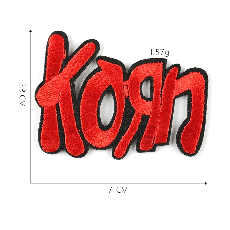 مختلط DIY مهرج بقع الهبي روك باند شارات الحديد على بقع مطرزة المشارب على الملابس معطف رسائل يزين