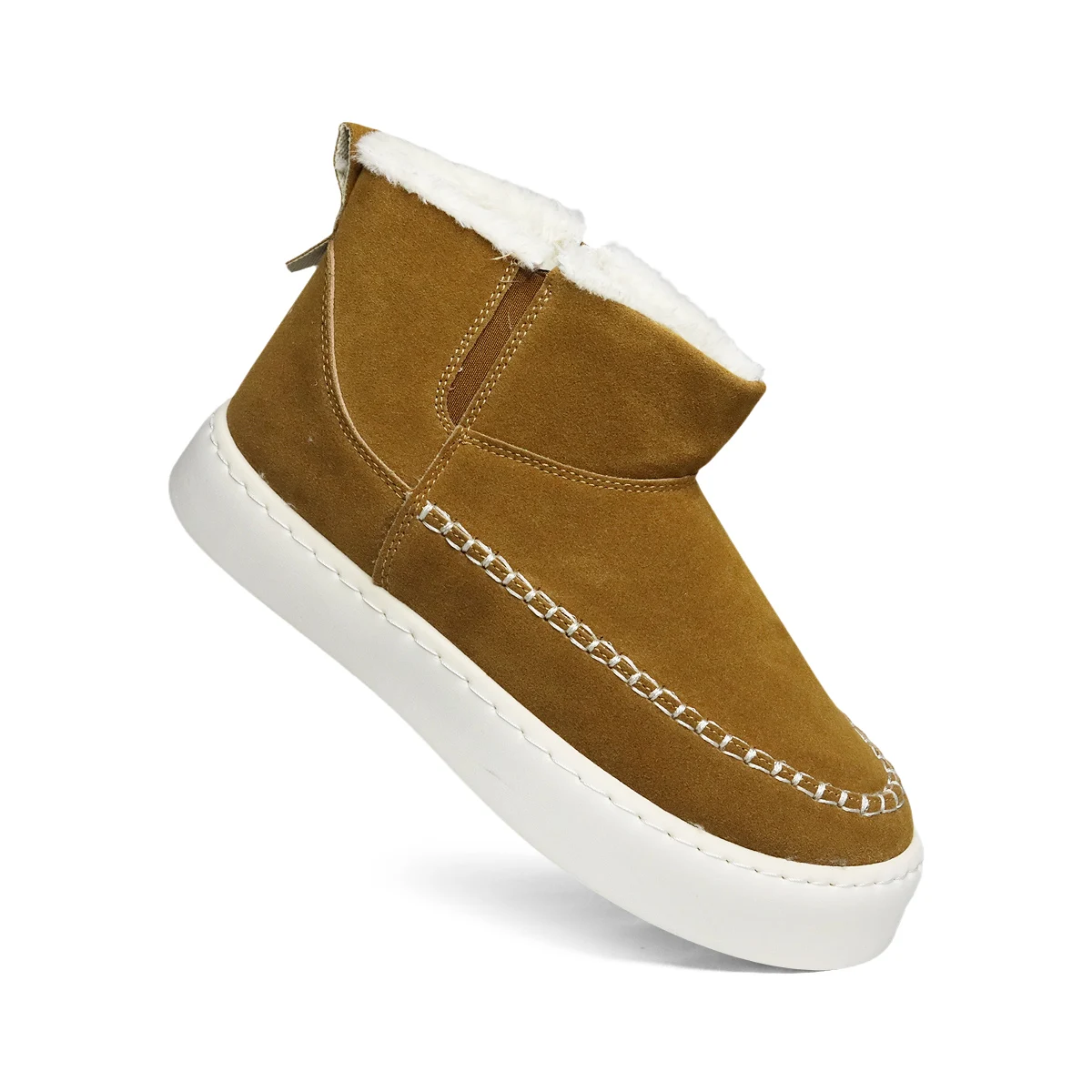 

Fipatbu Winter casual snow boots, men's cotton shoes, anti-slip, wear-resistant and warm short plush boots