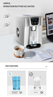 Household Water Dispenser Fully Automatic Ice Maker Water Drinking Machine Desktop Ice Machine