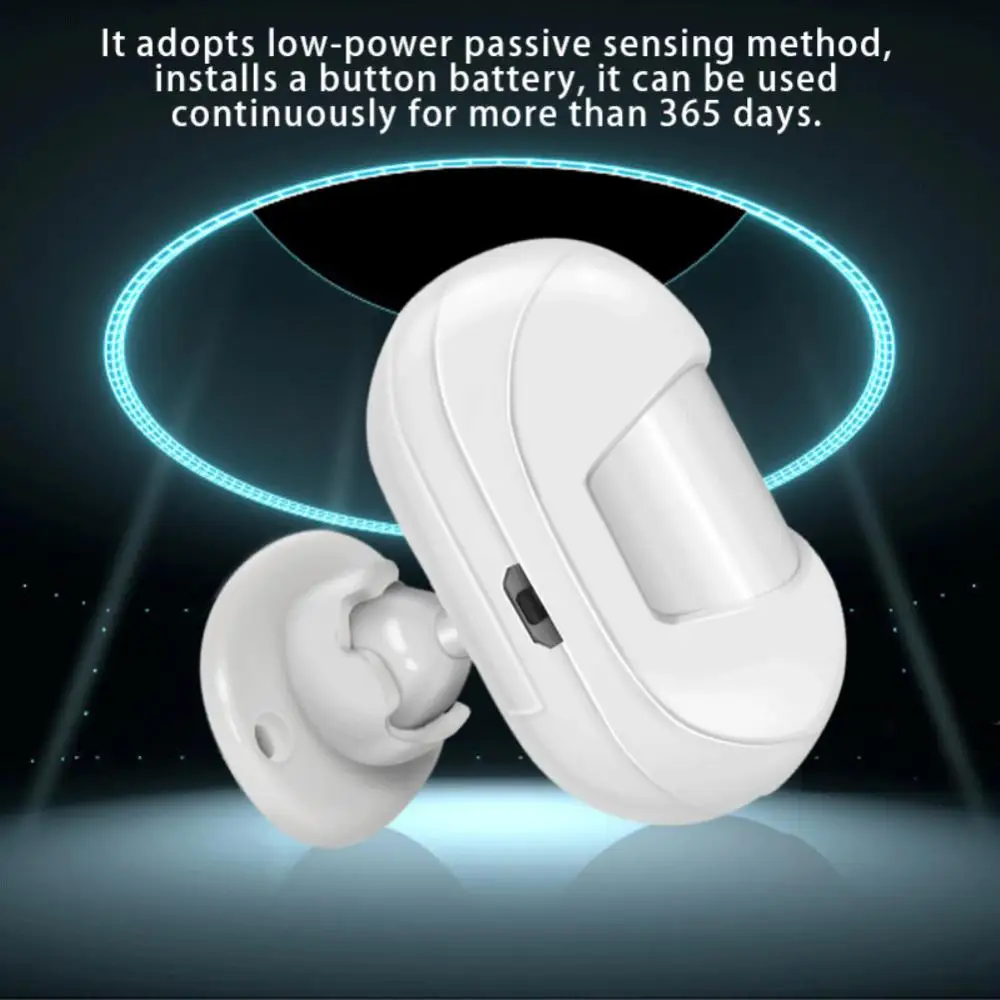 Tuya-インテリジェントミニワイヤレスPirモーションセンサー,Zigbee 3.0,接続されたホーム用モーションセンサー,バッテリー付き,smartlifeアプリで動作,zigbeeゲートウェイで使用