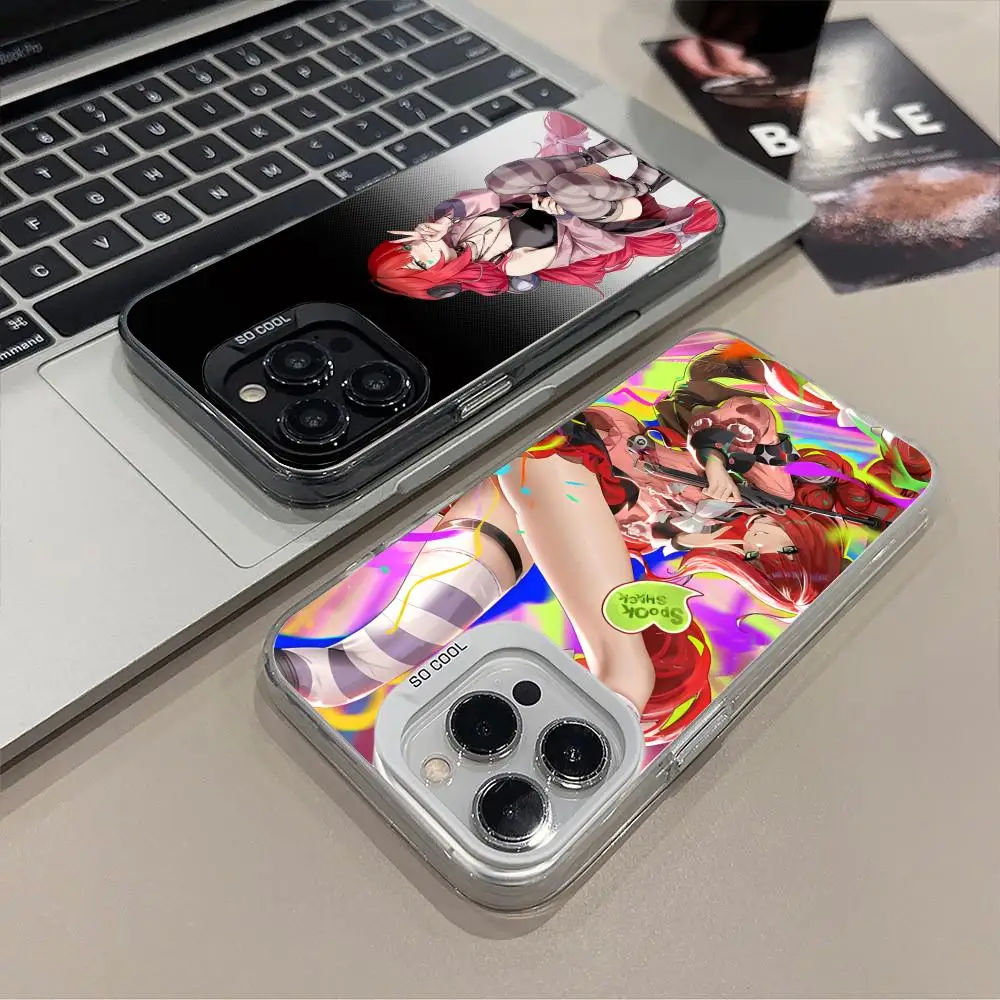 

Чехол для телефона ZZZ Ukinami Yuzuha для iPhone 17, 16, 15, 14, 13, 12, 11 X XR XS 8 7 Pro Max Plus, полупрозрачный цветной защитный роскошный роскошный