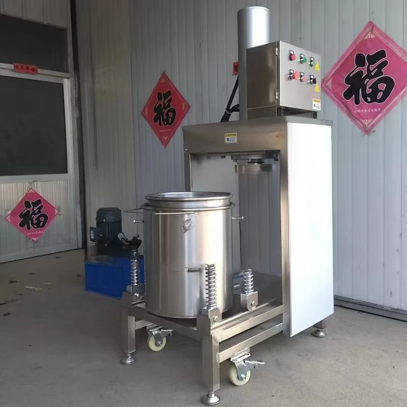 Afbeelding 5: 30L 300L Hydraulische RVS Druivenpersmachine Fruitpersmachine