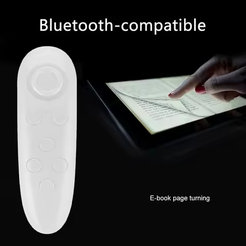 Wireless Bluetooth Gamepad Update VR Remote Controller For Android Joystick Game Pad Control For E Book 3D Glasses VR BOX