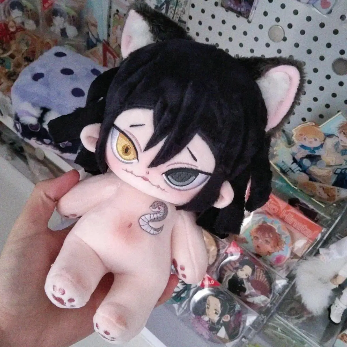 Demon Slayer/Kimetsu no Yaiba Iguro Obanai いぐろ おばない 20cm superior quality baby Cosplay Plush Body merchandise