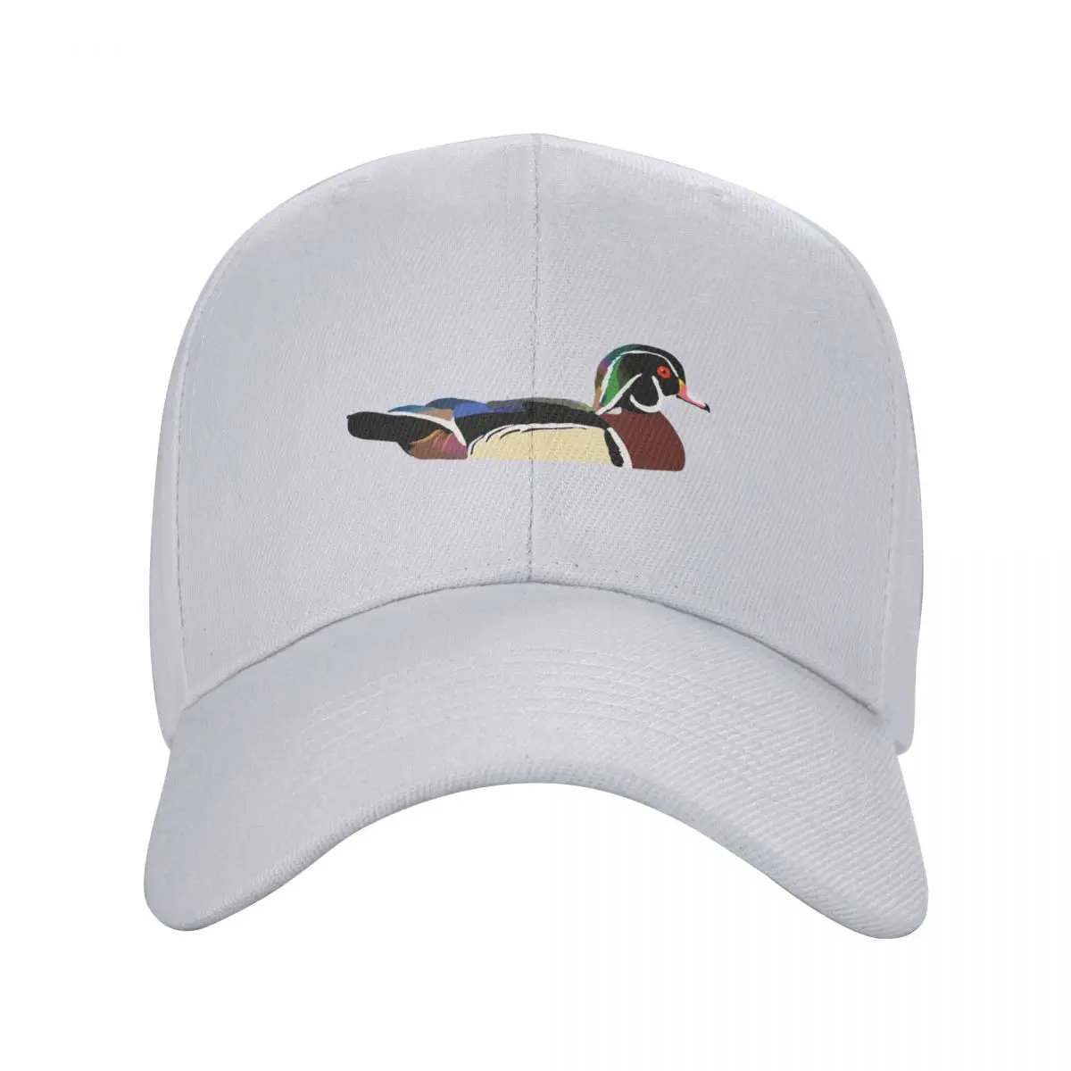 Swimming Wood Duck Baseball Cap Hood Trucker Hat Wild Ball Hat Streetwear Baseball Men Women's