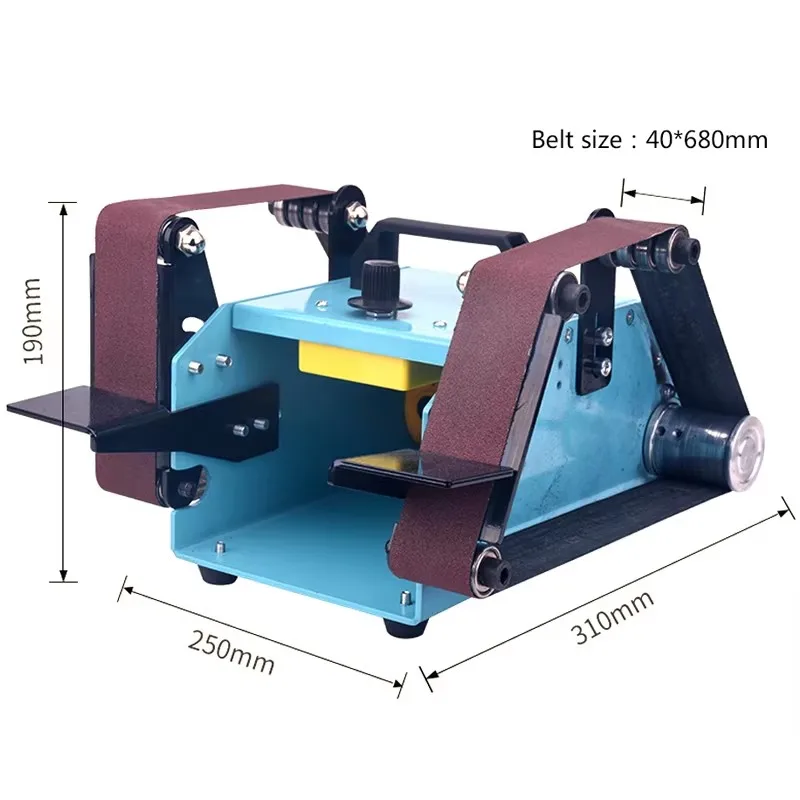 220V Desktop Dual Axis Sanding Machine Sanding Machine Sharpening Tool 950w High-Power Sanding Machine Electric Tool