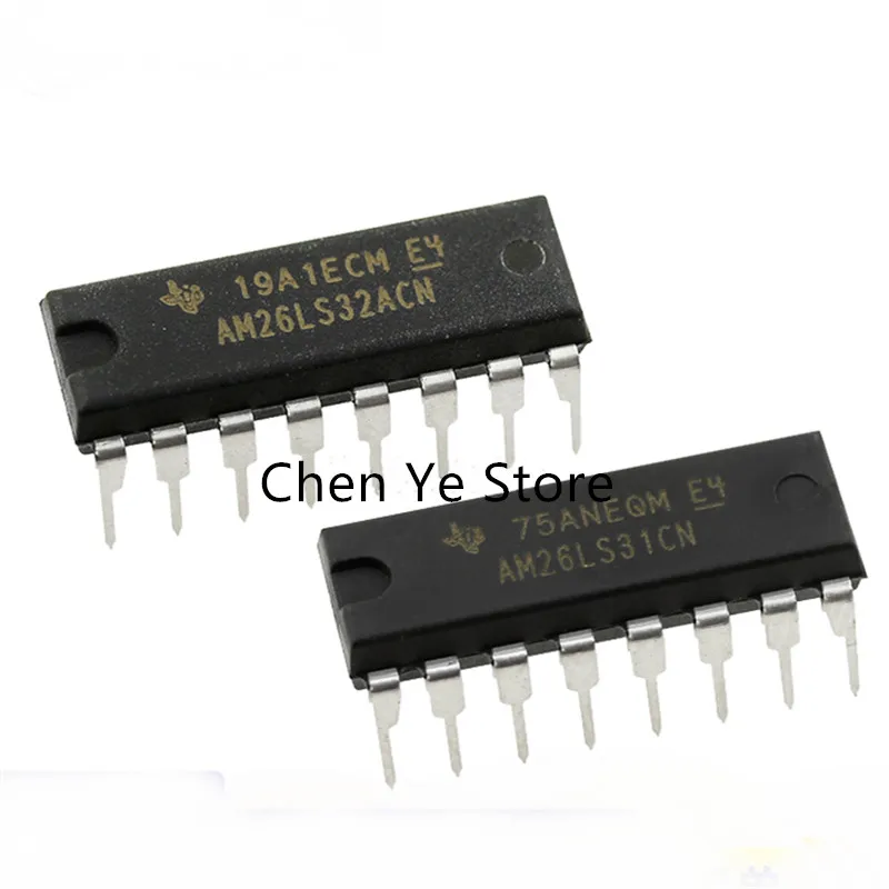 10PCS Imported NEW IC AM26LS31CN AM26LS32ACN DIP-16 Line Driver Transceiver Chip Line 