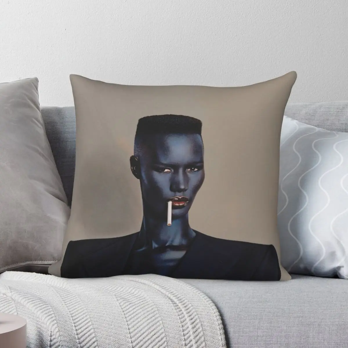 Nightclubbing Grace Jones Pillowcase Polyester Linen Velvet Creative Zip Decor Pillow Case Home Cushion Cover