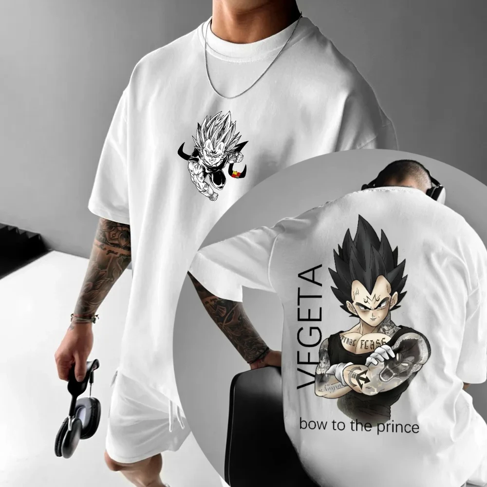Dragon Ball Trend Korte mouw Zomertrend Comfort Sport Casual Halve mouw Populaire paarkleding Halve mouw Korte mouw