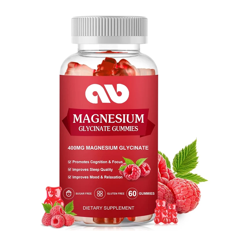 

Magnesium glycinate gummies - a supplement containing 200mg of magnesium L-threonate for relaxation and cognition -60 gummies