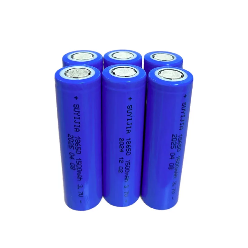 18650 1500 مللي أمبير بطارية قابلة للشحن 3.7 فولت بطارية ليثيوم أيون لمؤشر الجرس مصباح يدوي مع شاحن #5