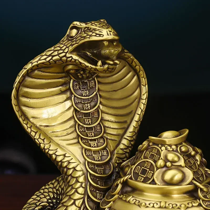 Copper Snake Ornament, Twelve Zodiac Zodiac Snakes, Ruyi Snake, Home Living Crafts Gift