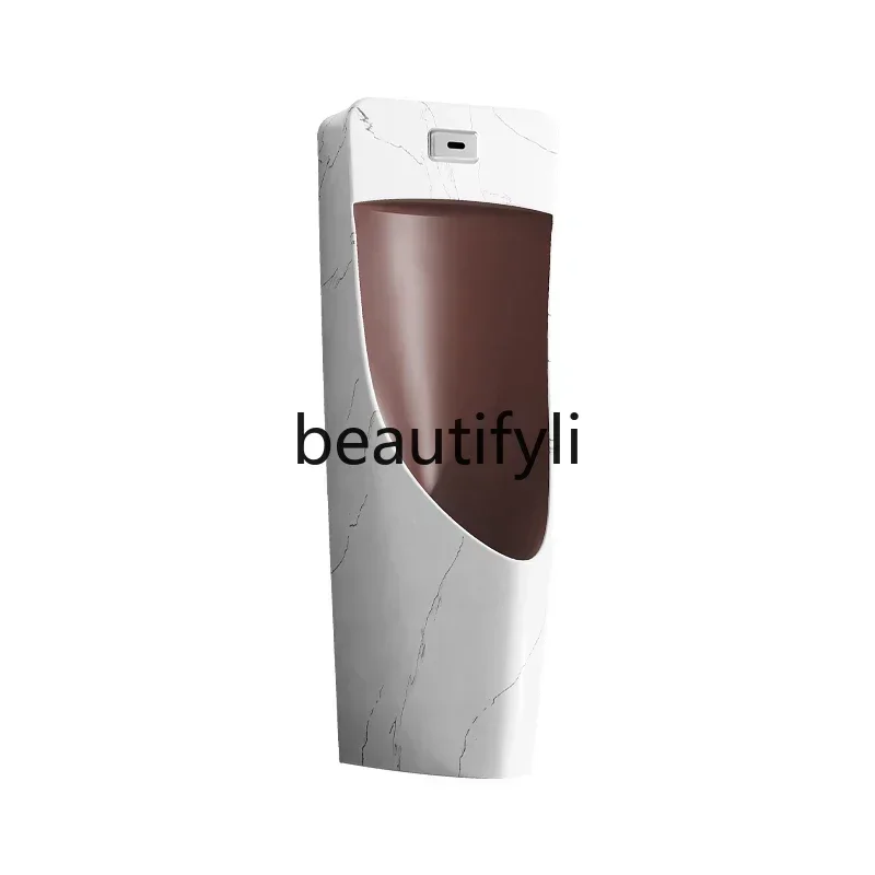 Hot sales Retro color floor-to-ceiling urinal automatic sensing creative hotel, wall-mounted urinal