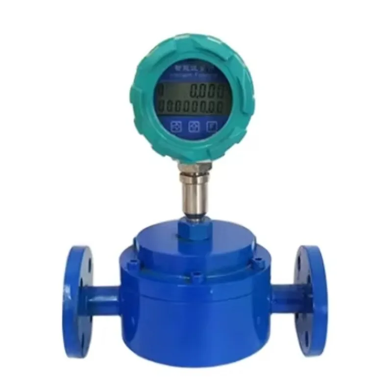 

1/2'' 4-20mA RS485 Digital Cast Steel Fluid Flow Meters Hydraulic Oil Oval Gear Flow Meter for High Viscosity Oil