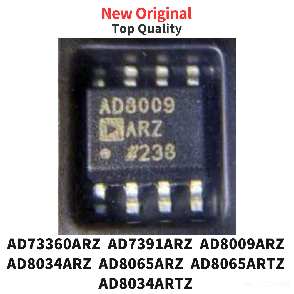 (1 Piece) AD73360ARZ AD7391ARZ AD8009ARZ AD8034ARZ AD8065ARZ AD8065ARTZ AD8034ARTZ SOP New Original