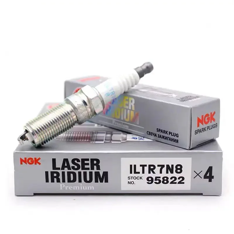 4/6Pcs NGK Iridium Spark Plug ILTR7N8 95822 for FORD FOCUS FIESTA MONDEO EDGE MUSTANG GALAXY F-150 FLEX FUSION C-MAX S-MAX B-MAX