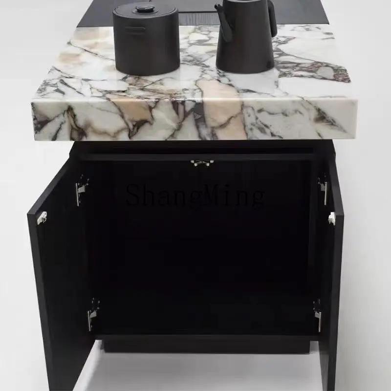 CL Chinese Light Luxury Rock Panel Tea Table Modern Simple Tea Table Household Tea Table
