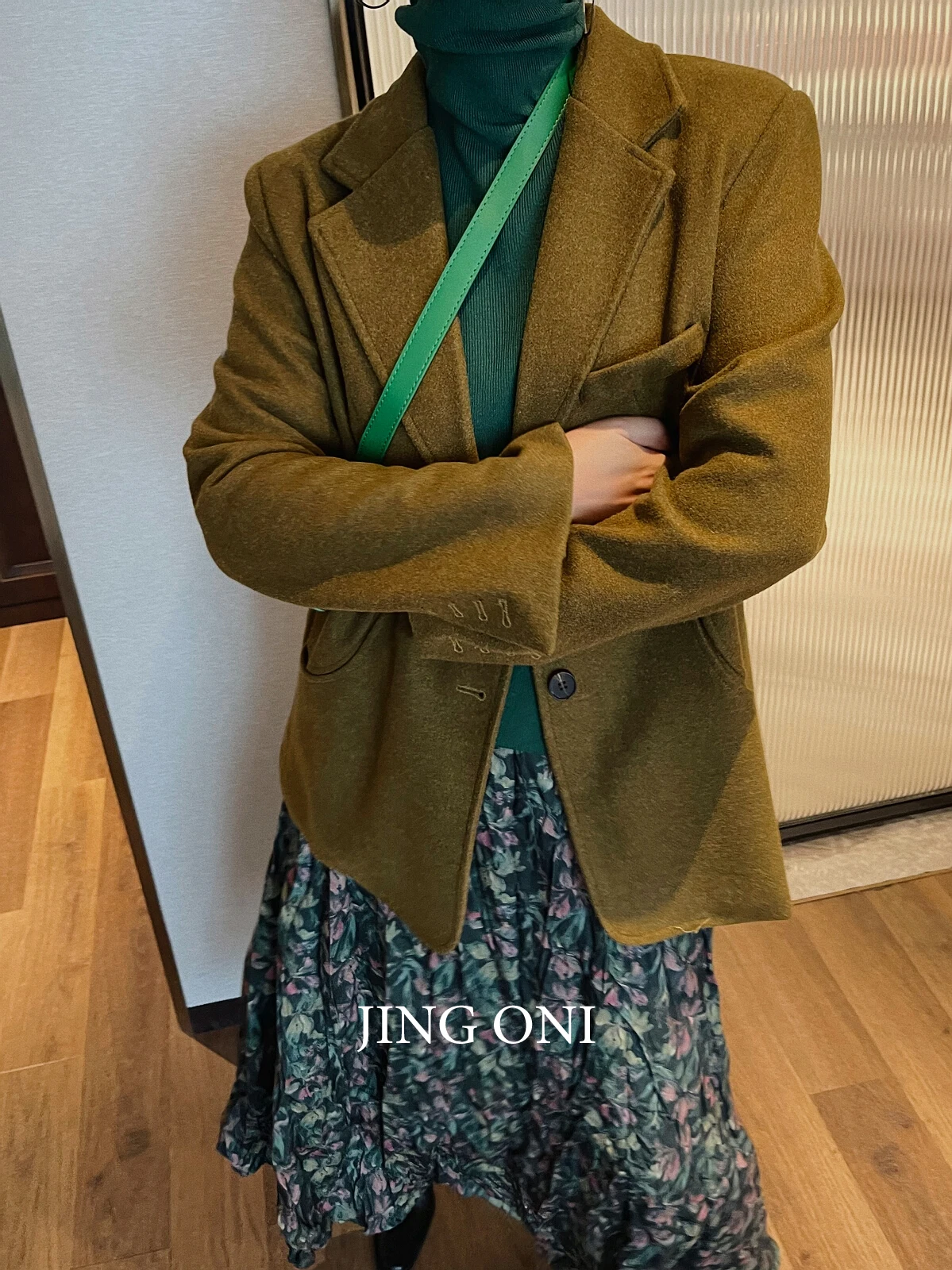 Casaco e jaquetas de lã de inverno feminino, estilo coreano, tops vintage Y2K, blazer chique, trincheira luxuosa de Tweed, roupas da moda, outono,