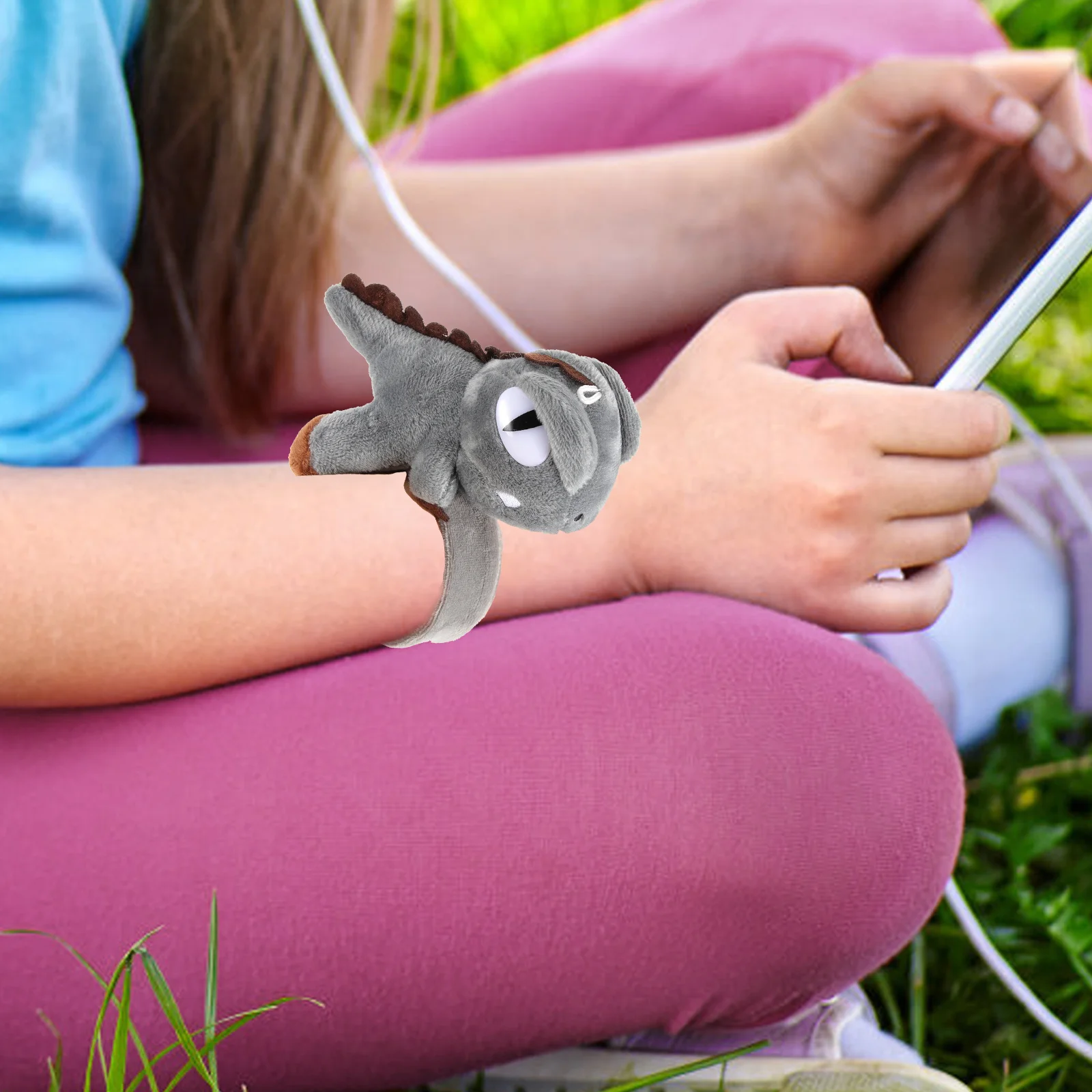 Animal Patting Wrist Band Party Favors Theme Slap Bands Bracelets Stuffed Animals Kids