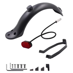 For Xiaomi Mijia MI M365 1S M187 Pro E-Scooter Tire Splash Fender with Rear Taillight Front Back Guard Mudguard screw Line
