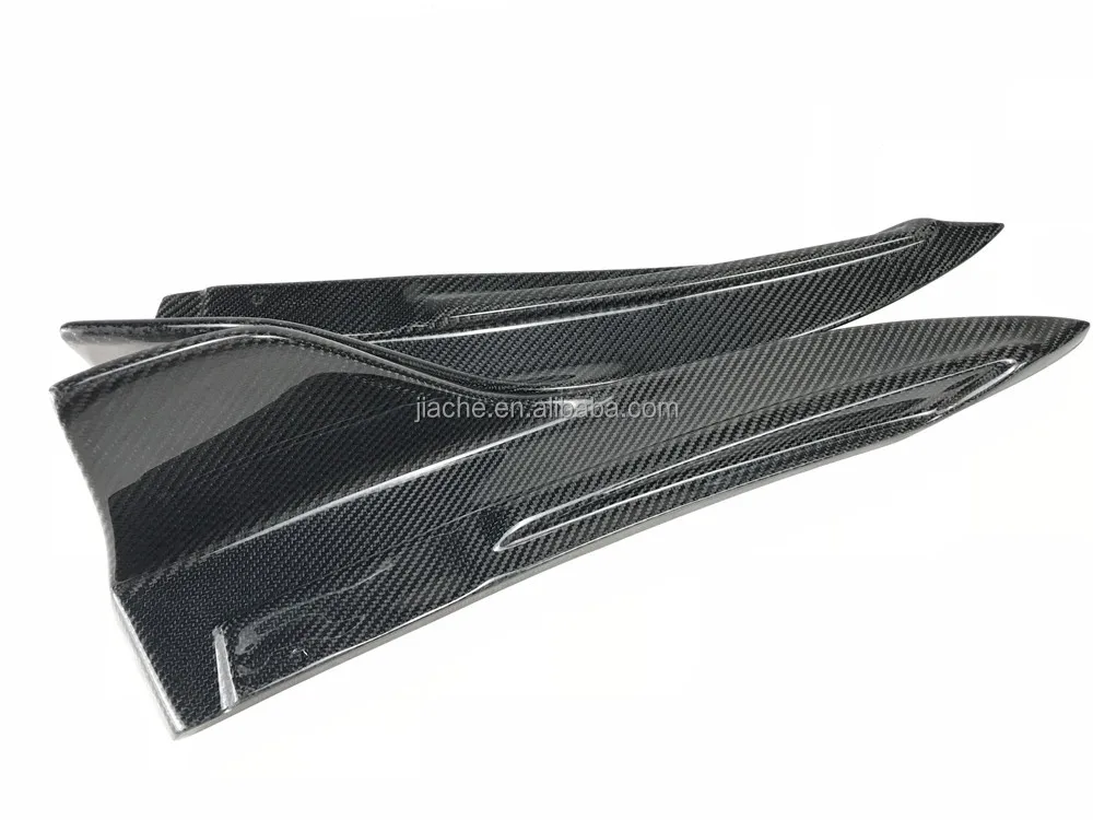 Carbon Fiber Rear Bumper Protector Splitter for LEXUS IS300 IS350 IS F Sport Sedan 4 Door 2017 2018 +