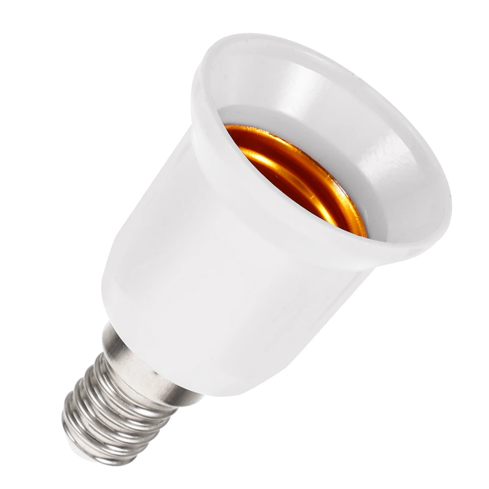 

Lamp Base Adapter E14 to E27 No Tools Required Brighter Room Easy Installation Light Bulb Adapter Socket Converter