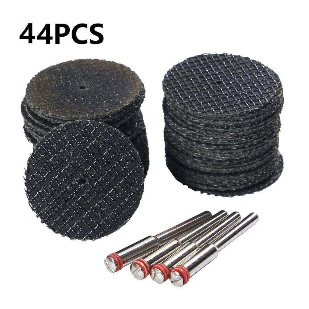 

40pcs 32mm Abrasive Cutting Disc With 4pcs Mandrel Grinding Cut-Off Saw Circular Blade Wheels For SDremel Rotary Tool