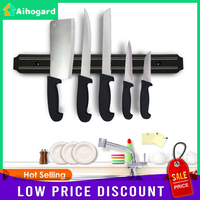 Strong Permanent Magnetic Wall Mounted Kitchen Knife Magnet Bar Holder Knife Display Rack Strip Storage Holder Chef Knife Rack