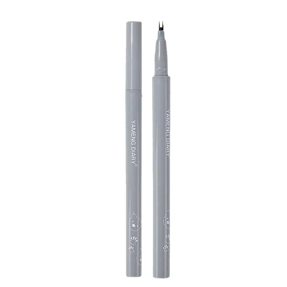 Stylo à Cils Liquide Ultra-Fin à 2 Pointes, Tatouage Rapide, Crayon Lisse à vaccage 256, Maquillage Durable pour les Yeux, X2G0